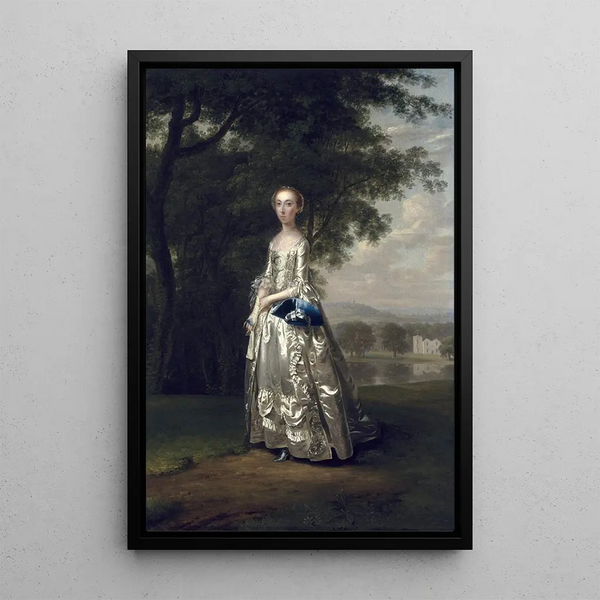 Arthur Devis - Portrait of a Lady in a Landscape.webp