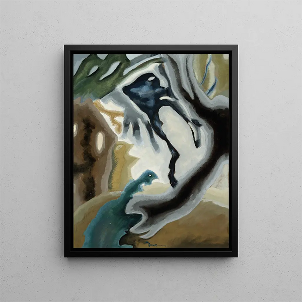 Fantaisie de basse-cour - Arthur Dove — ingelijst kunstwerk aan de muur