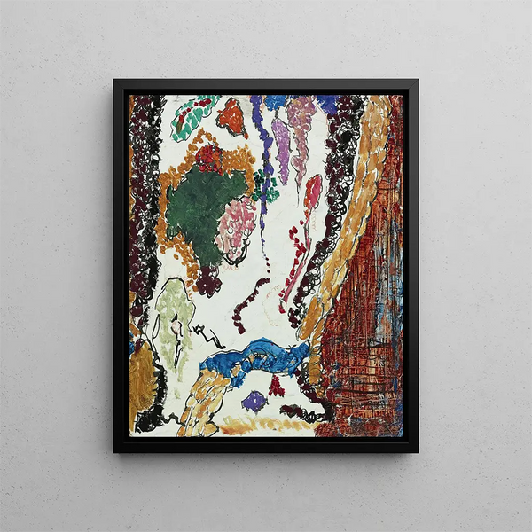 Stoel - Arthur Dove — ingelijst kunstwerk aan de muur