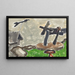Landscape Painting with Weather Vane - Arthur Dove — framed artwork on a wall