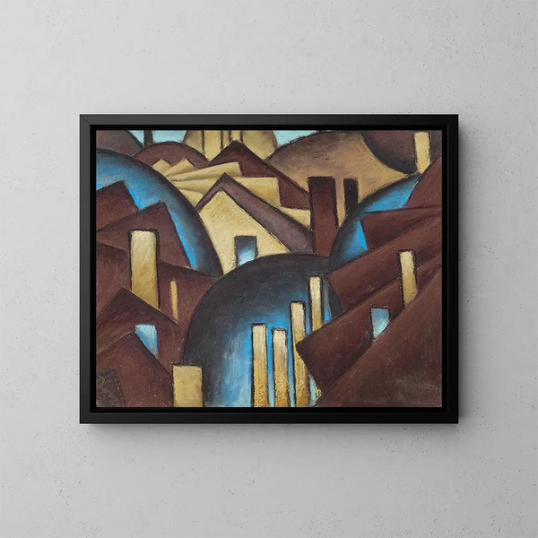 Natuur gesymboliseerd nr. 1: Daken - Arthur Dove — ingelijst kunstwerk aan de muur