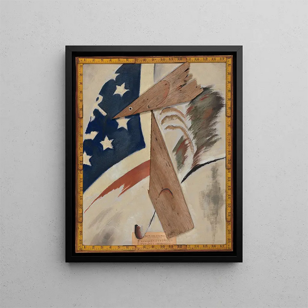 Portret van Ralph Dusenberry - Arthur Dove — ingelijst kunstwerk aan de muur