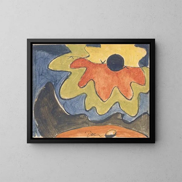 Zonsopgang in Northport Harbor - Arthur Dove — ingelijst kunstwerk aan de muur