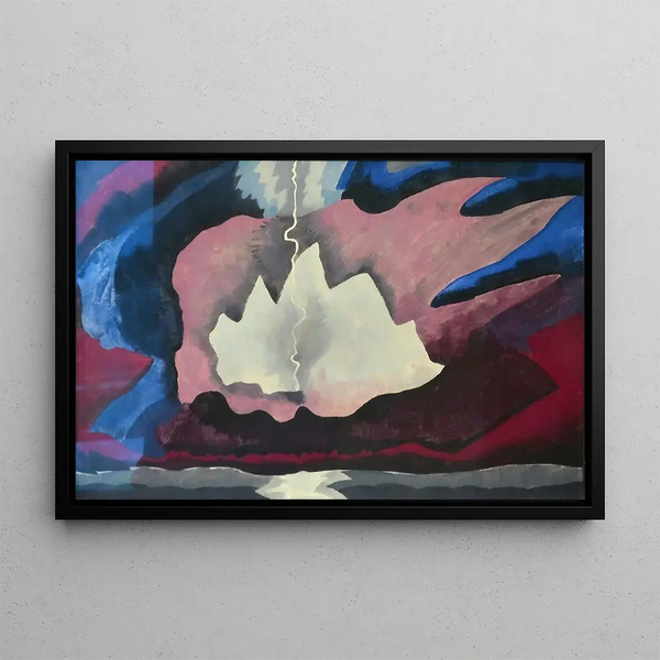 Onweer - Arthur Dove — ingelijst kunstwerk aan de muur
