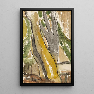 Arthur Dove - Trees Behind the House.webp