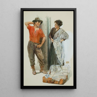 Arthur E Becher - The Linen Salesman.webp