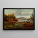 Einde van de herfst, Long Lake, Hamilton Co, New York, Adirondacks - Arthur Fitzwilliam Tait — ingelijst kunstwerk aan de muur