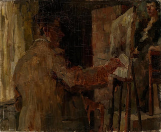 Arthur Grimm - Wilhelm Trbner im Atelier.webp