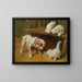 Hond en katten - Arthur Heyer — ingelijst kunstwerk aan de muur