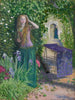 Belle Rosamund - Arthur Hughes — weergave van het kunstwerk