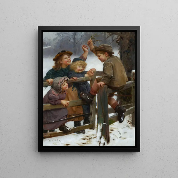 and the Bay - Arthur John Elsley — framed artwork on a wall