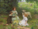 La Joie du printemps - Arthur John Elsley — weergave van het kunstwerk