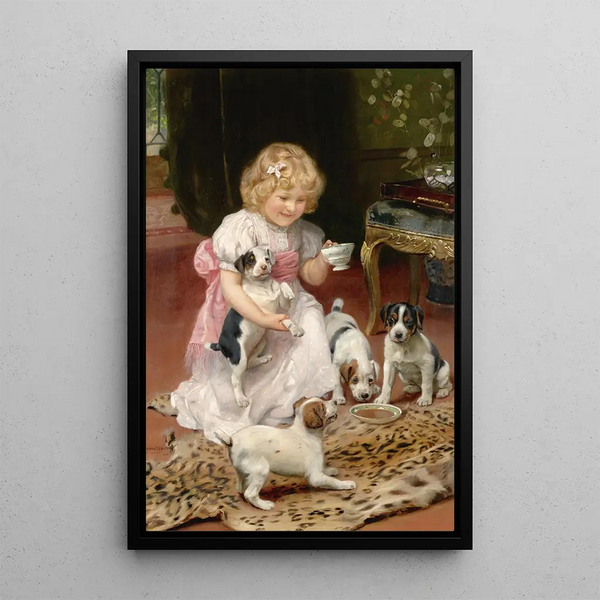Reproduction of the painting Trop chaud - Arthur John Elsley