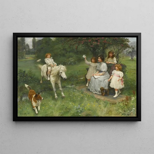 Well played - Arthur John Elsley — framed artwork on a wall