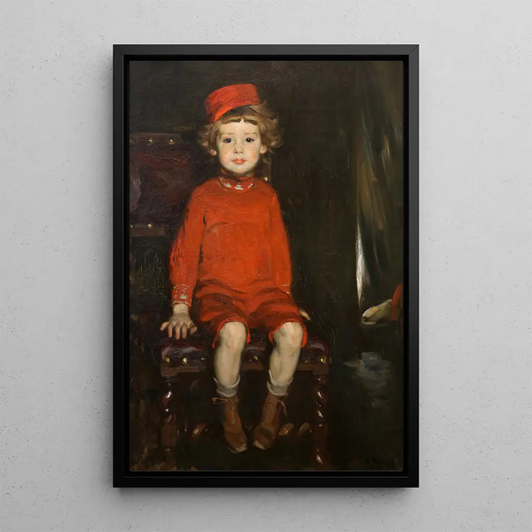 Arthur Kampf - Bambino in rosso.webp