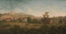 Landscape Painting with Dover Castle in the Distance - Arthur Nelson — artwork view