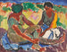 Baders - Arthur Segal — weergave van het kunstwerk