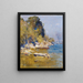 Depuis mon camp Sirius Cove - Arthur Streeton — framed artwork on a wall