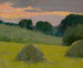 Hooi- en graanmolen - Arthur Wesley Dow — weergave van het kunstwerk