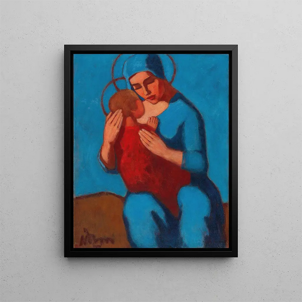 Madonna Moeder - Artur Nikodem — ingelijst kunstwerk aan de muur