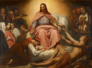 Christus Trooster - Ary Scheffer — weergave van het kunstwerk