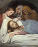 De begrafenis - Ary Scheffer — weergave van het kunstwerk