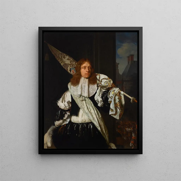 Ary de Vois - Portrait of an ensign of the Leiden civic guard.webp