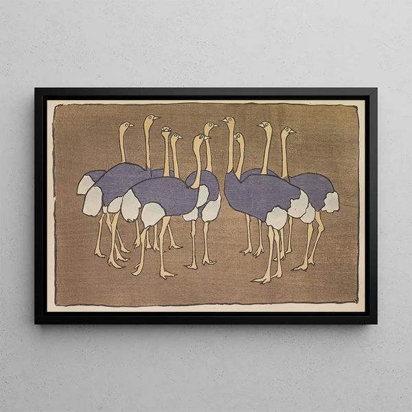 Mokugo zuansh Pl21 - Asai Chū — framed artwork on a wall