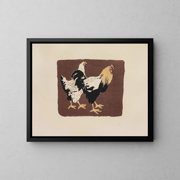 Mokugo zuanshi Pl23 - Asai Chū — framed artwork on a wall
