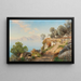 Uitzicht op Capri - Ascan Lutteroth — ingelijst kunstwerk aan de muur