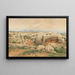 Syracuse - Ascan Lutteroth — ingelijst kunstwerk aan de muur