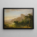 Landschap, scène van Thanatopsis - Asher Brown Durand — ingelijst kunstwerk aan de muur