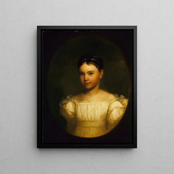 Marie Louisa Adams - Asher Brown Durand — framed artwork on a wall