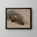 Studie van een rots - Asher Brown Durand — ingelijst kunstwerk aan de muur