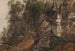 Bomen op een rotsachtige heuvel - Asher Brown Durand — weergave van het kunstwerk