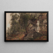 Bomen op een rotsachtige heuvel - Asher Brown Durand — ingelijst kunstwerk aan de muur