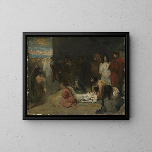 The Christ Comes - Asta Nørregaard — framed artwork on a wall