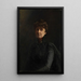 Self-portrait - Asta Nørregaard — framed artwork on a wall