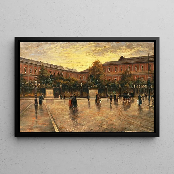 Attilio Pratella - Naples Palazzo Reale.webp