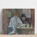 Reproductie van het schilderij van Het Café La Mie - Henri de Toulouse-Lautrec