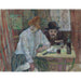 Reproductie van het schilderij van Het Café La Mie - Henri de Toulouse-Lautrec