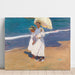 Reproductie van het schilderij Aan de rand van de zee - Joaquín Sorolla