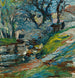 At the riverbank Marseille - Adolphe Monticelli — artwork view