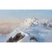 Reproductie van het schilderij Boven de mistige zee (Monte Rosa vanaf de Rimpfischhorn) - Edward Theodore Compton