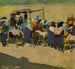 Op de markt - Konstantin Bauer — weergave van het kunstwerk