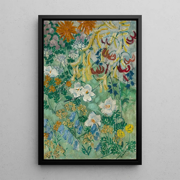 Bloemen - August Babberger — ingelijst kunstwerk aan de muur