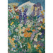 Reproductie van het schilderij Bloemen op de berg - August Babberger