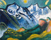 Landschap van hoge bergen met Scheerhorn - August Babberger — weergave van het kunstwerk