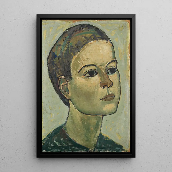 Head of Boy Walter - August Babberger — framed artwork on a wall