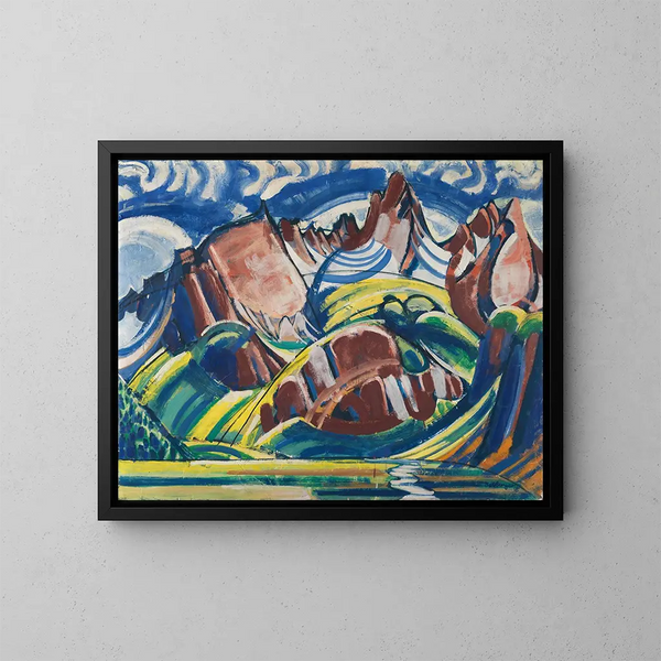 Maïental - August Babberger — framed artwork on a wall